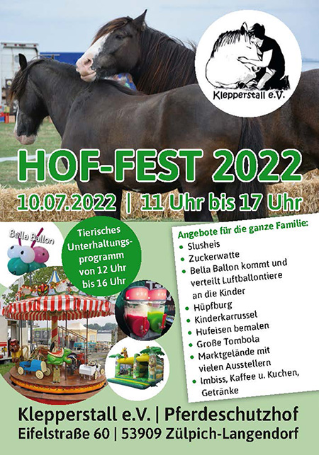 Plakat Hoffest 2022